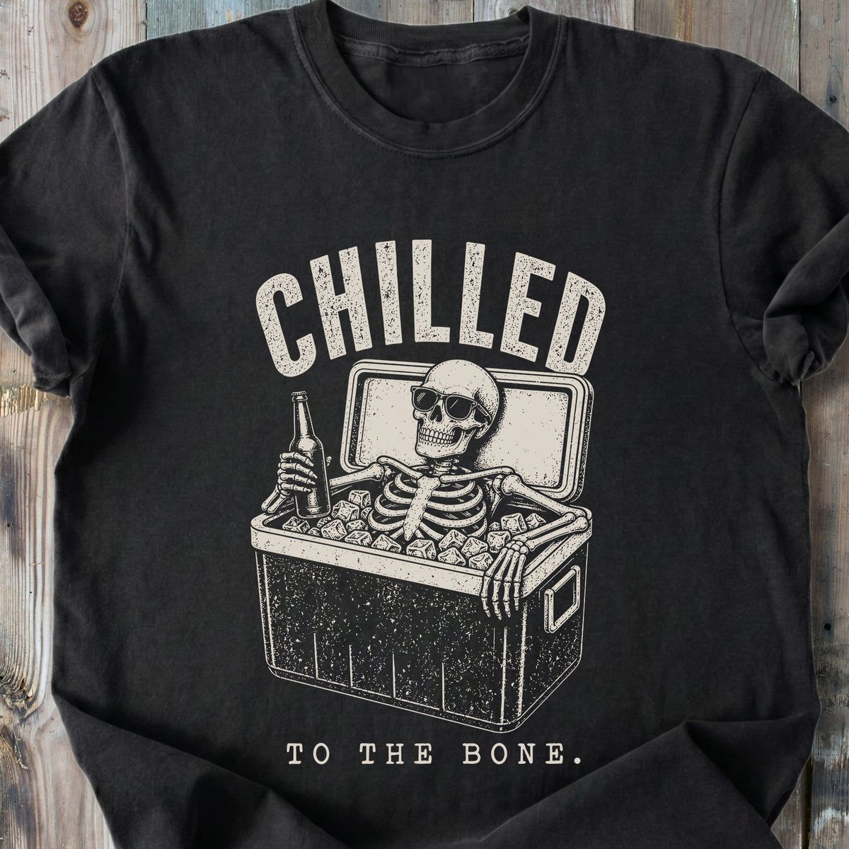 Chilled To The Bone - Premium Heavyweight Tee
