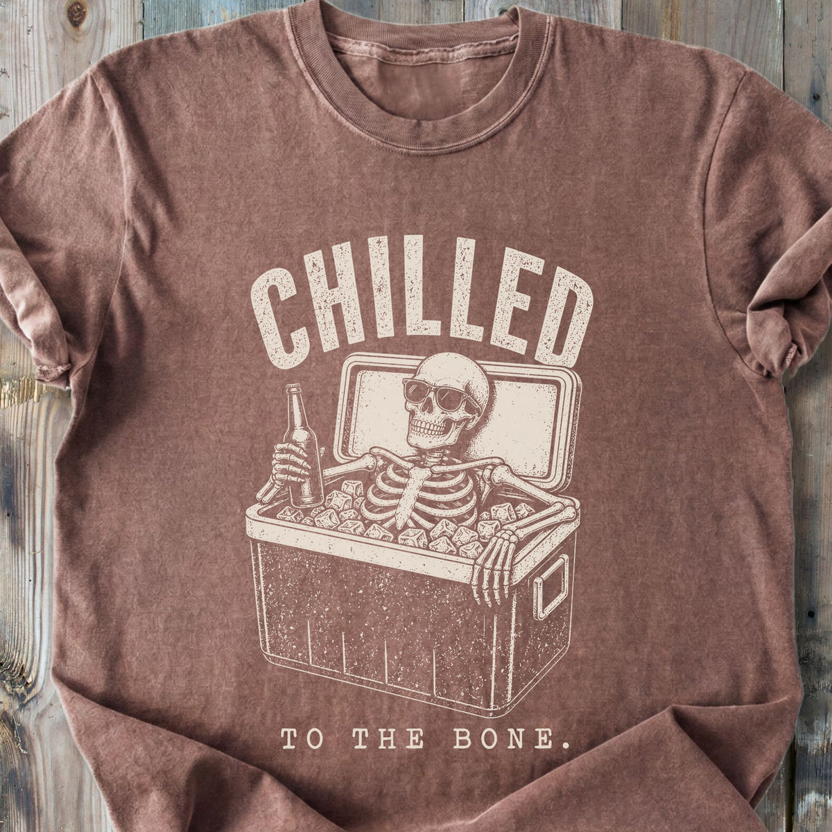 Chilled To The Bone - Premium Heavyweight Tee