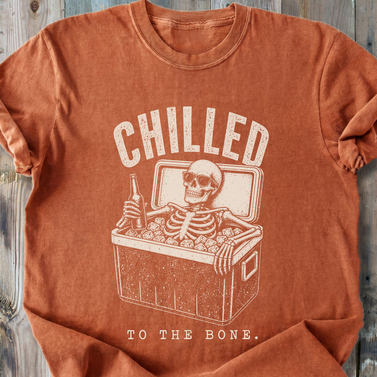 Chilled To The Bone - Premium Heavyweight Tee