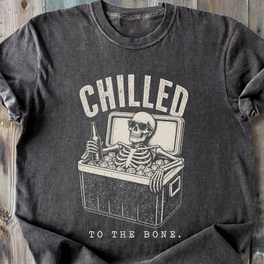 Chilled To The Bone - Premium Heavyweight Tee