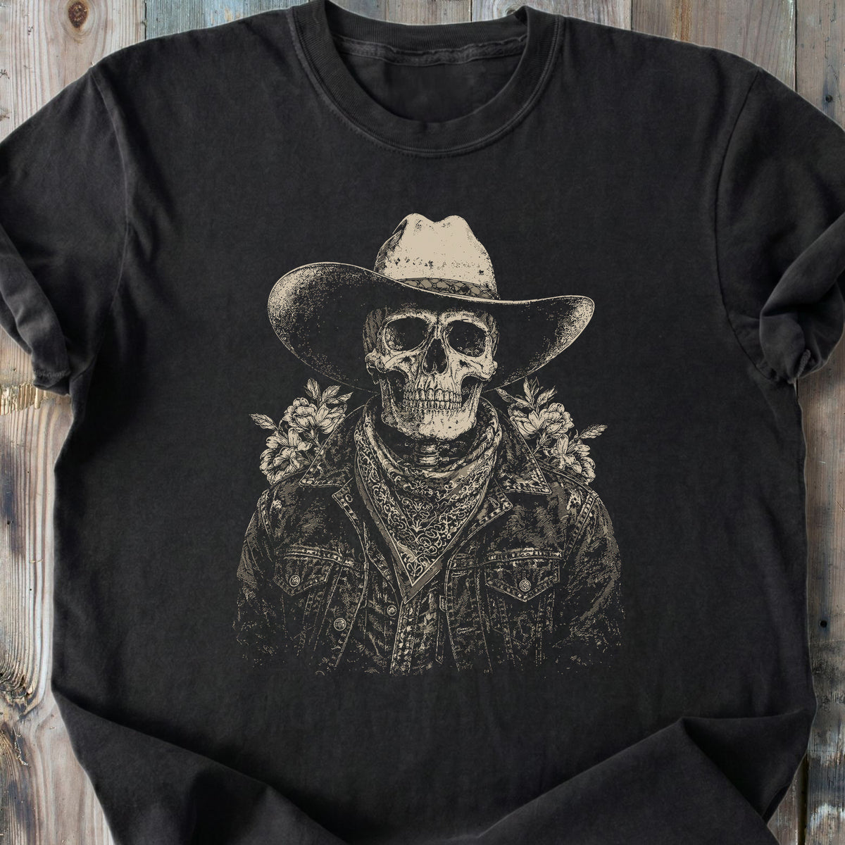 Outlaw In Bloom - Premium Heavyweight Tee