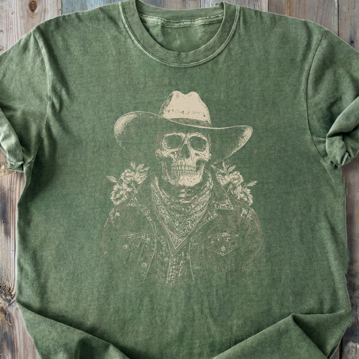 Outlaw In Bloom - Premium Heavyweight Tee