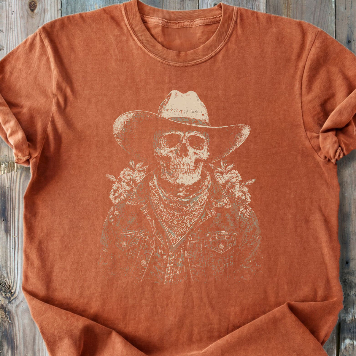 Outlaw In Bloom - Premium Heavyweight Tee