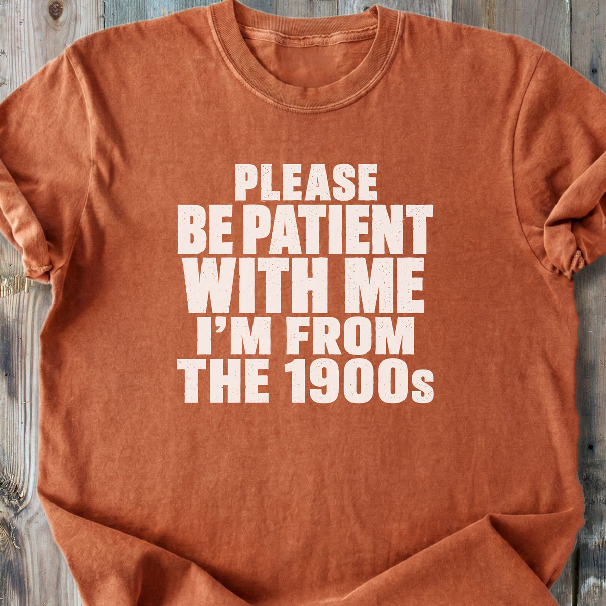 Please, Be Patient With Me - Premium Heavyweight Tee