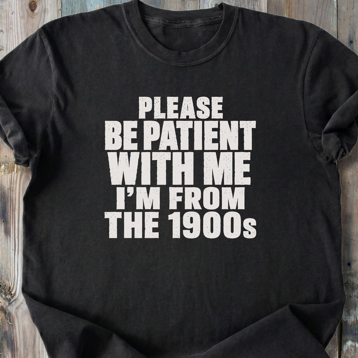 Please, Be Patient With Me - Premium Heavyweight Tee