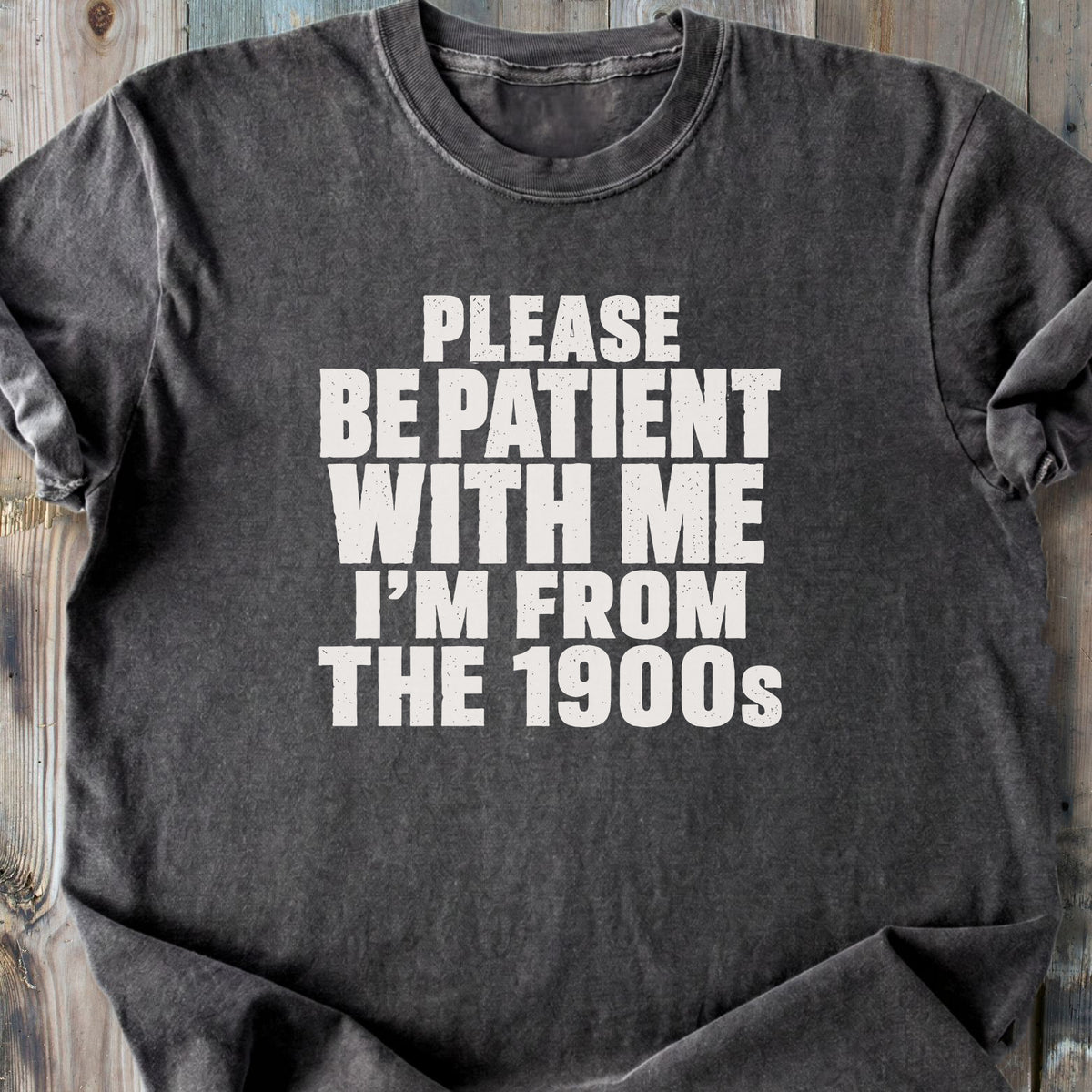 Please, Be Patient With Me - Premium Heavyweight Tee