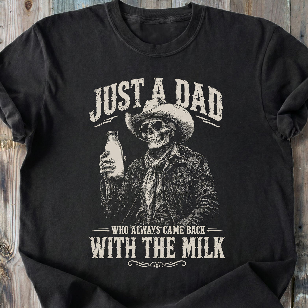Just A Dad Who Came Back - Premium Heavyweight Tee