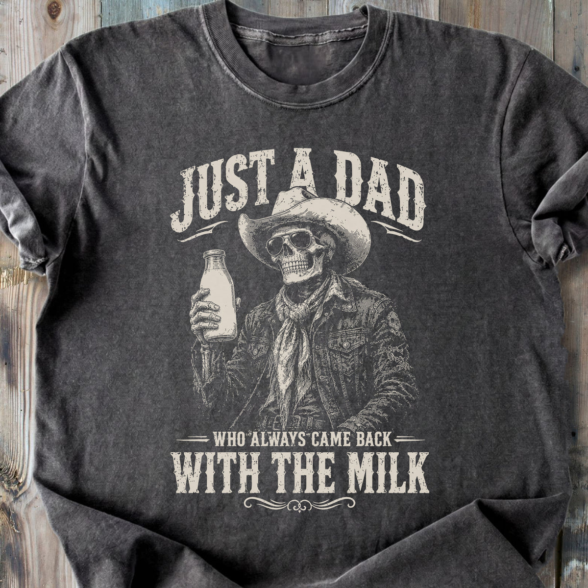 Just A Dad Who Came Back - Premium Heavyweight Tee