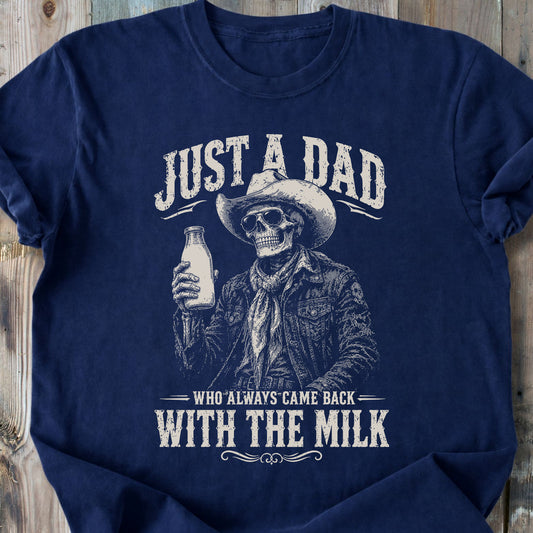 Just A Dad Who Came Back - Premium Heavyweight Tee