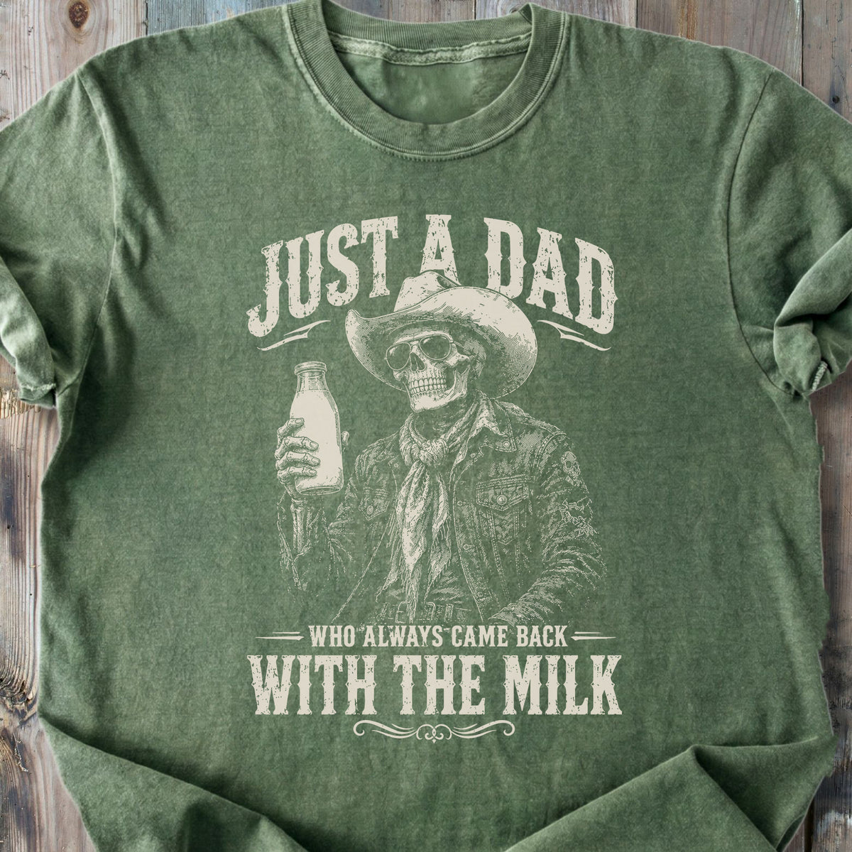 Just A Dad Who Came Back - Premium Heavyweight Tee