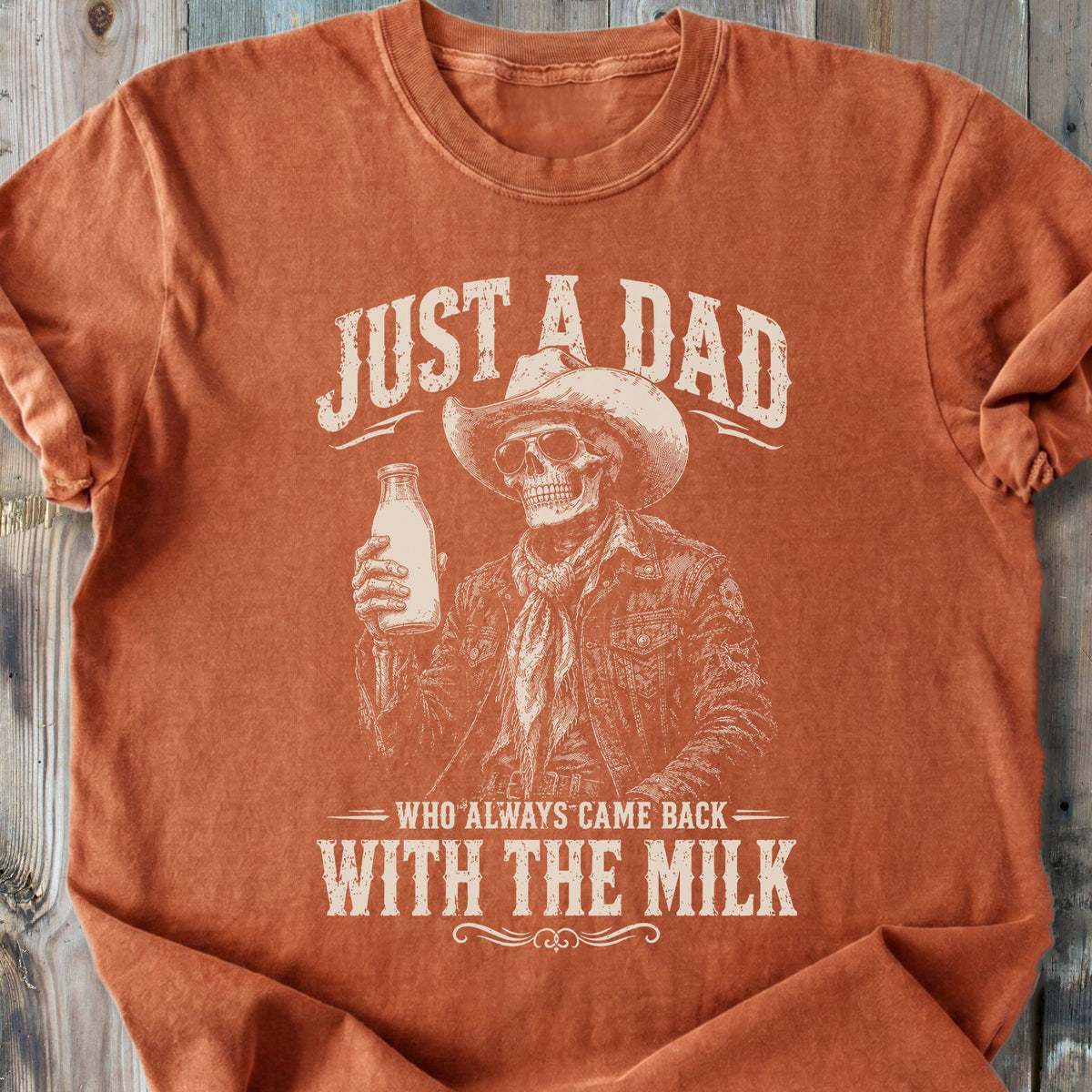 Just A Dad Who Came Back - Premium Heavyweight Tee
