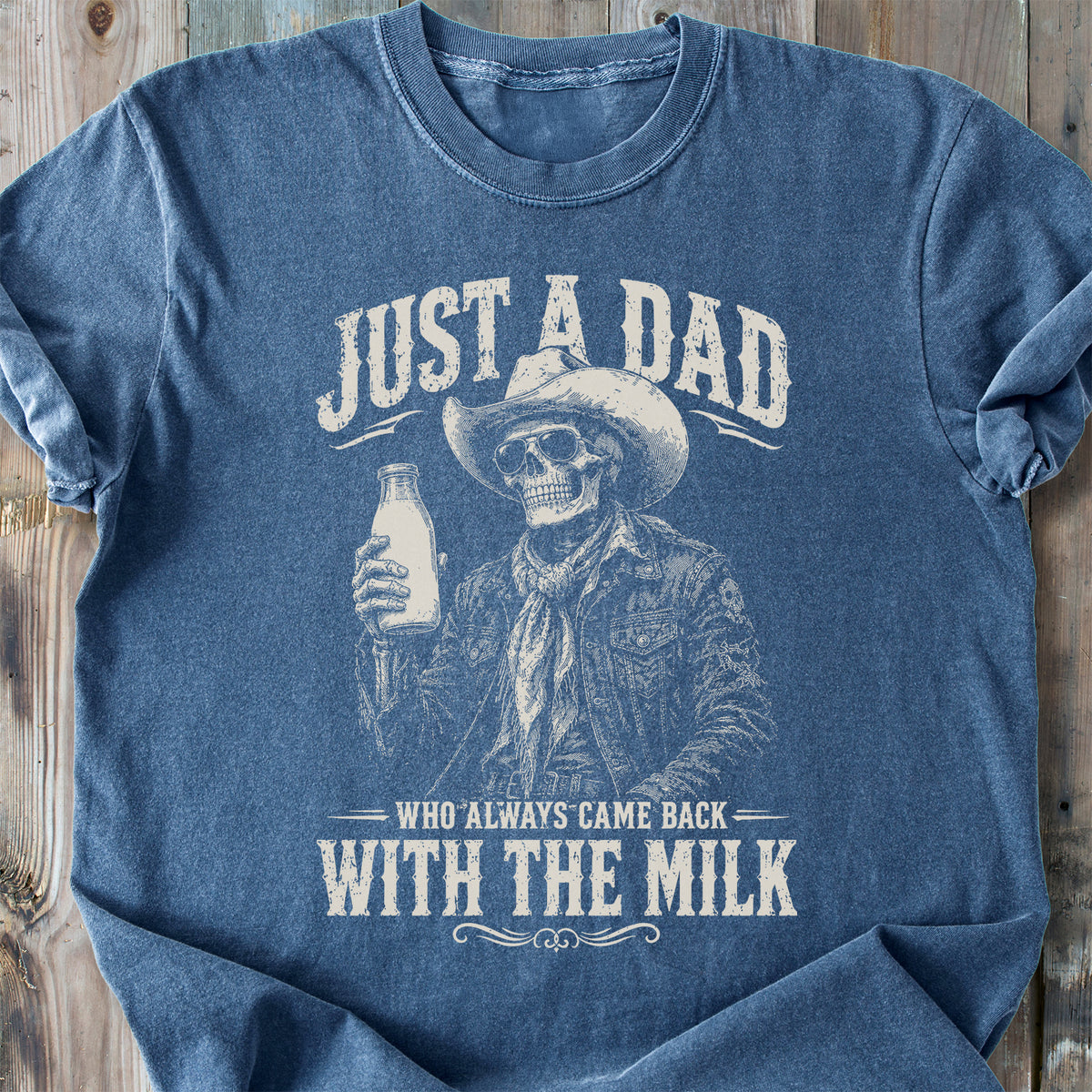 Just A Dad Who Came Back - Premium Heavyweight Tee