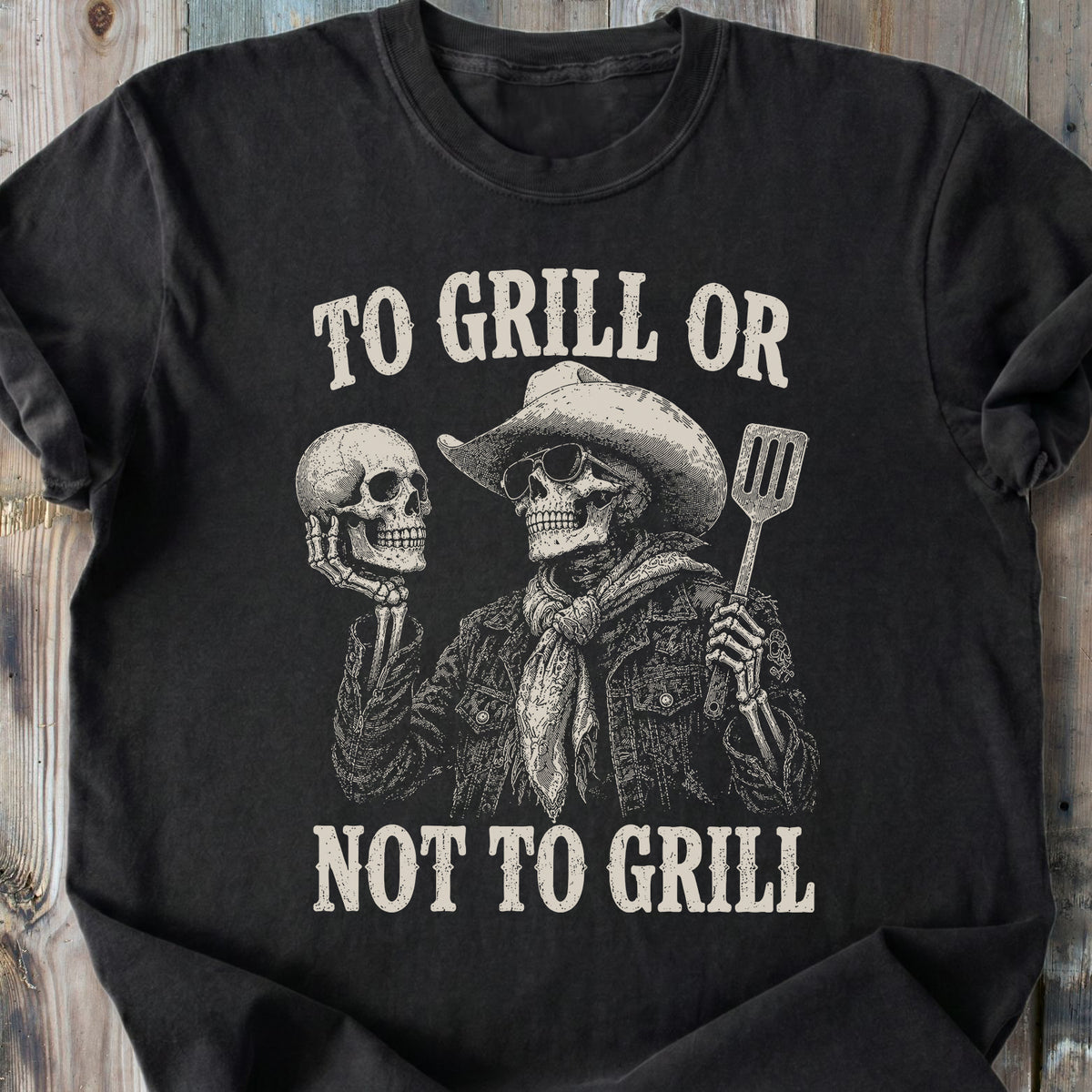 To Grill Or Not To Grill - Premium Heavyweight Tee