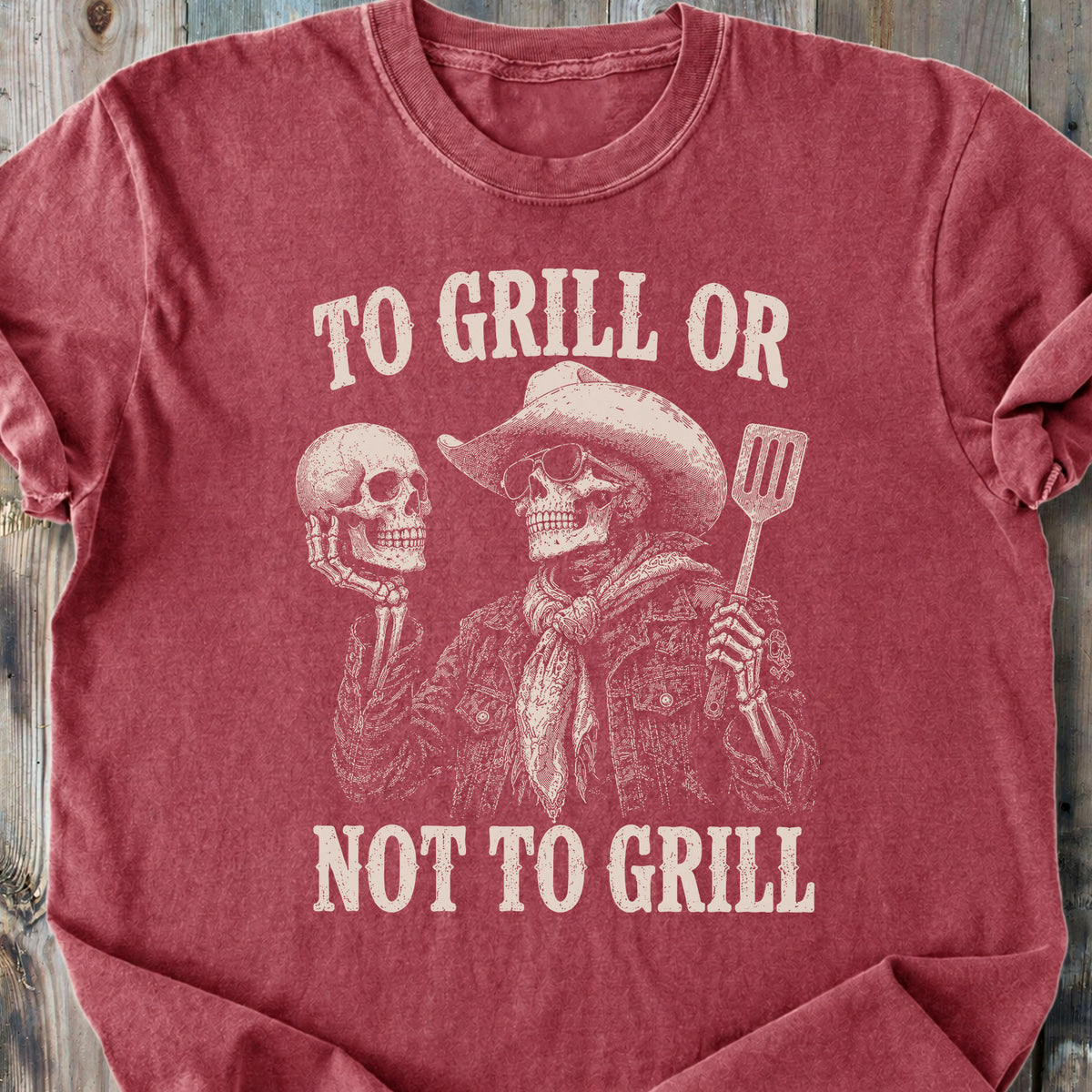 To Grill Or Not To Grill - Premium Heavyweight Tee