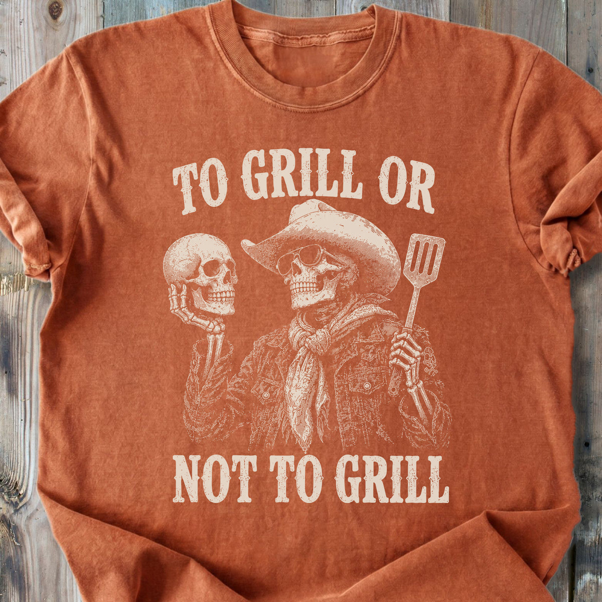 To Grill Or Not To Grill - Premium Heavyweight Tee