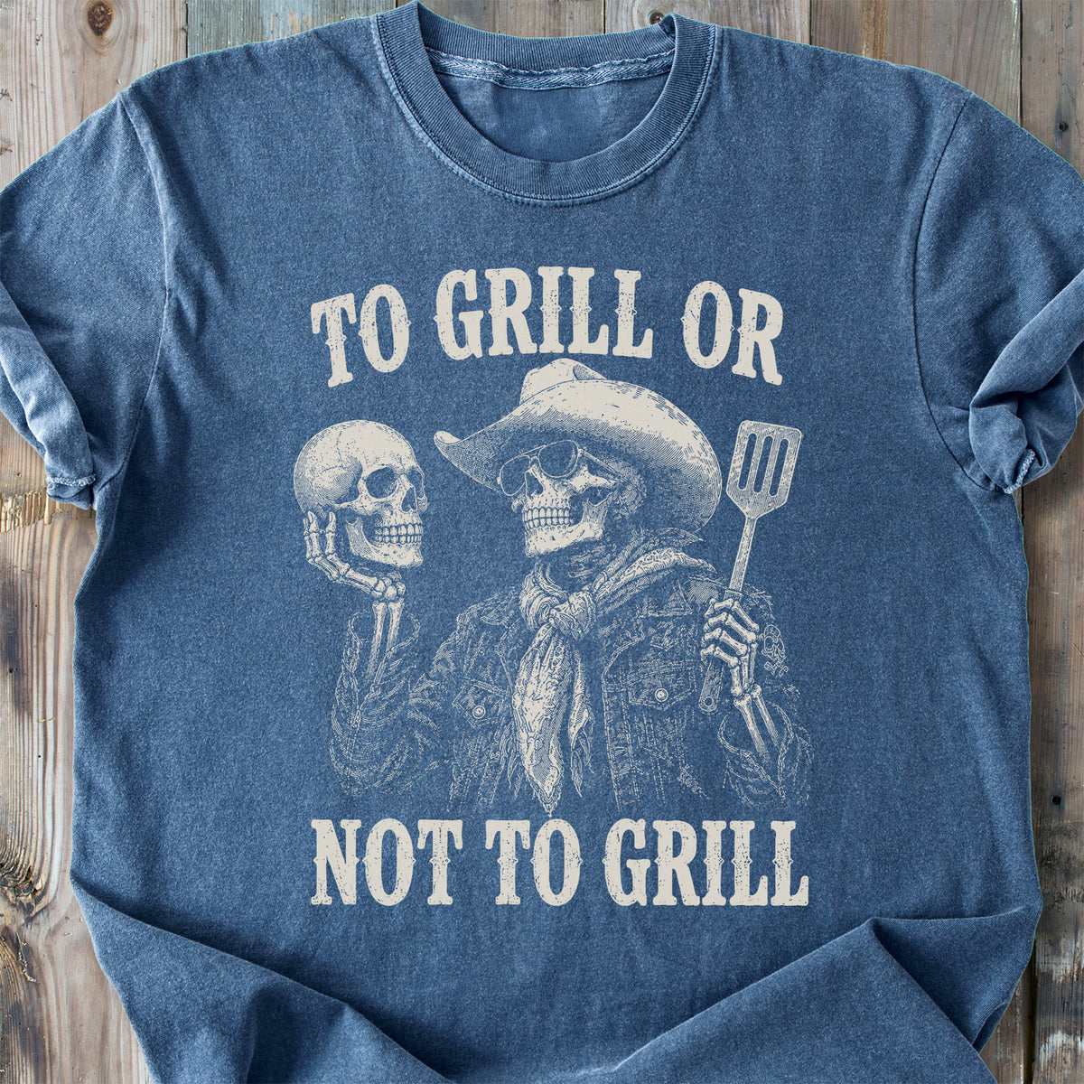 To Grill Or Not To Grill - Premium Heavyweight Tee