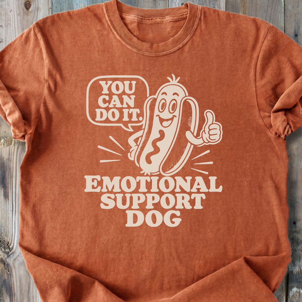 Emotional Support Dog - Premium Heavyweight Tee