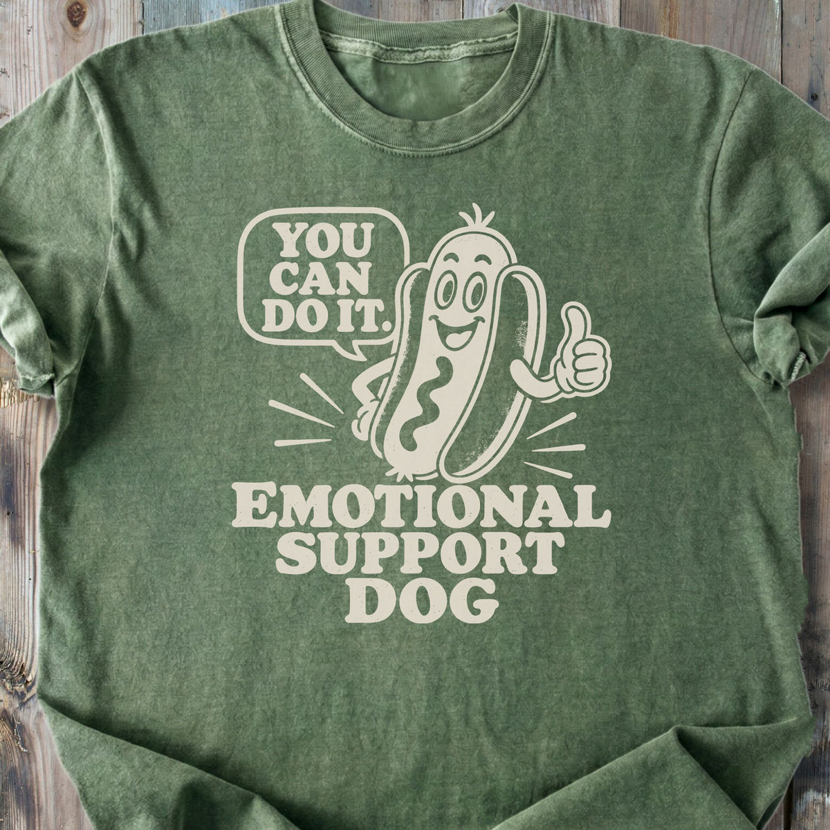 Emotional Support Dog - Premium Heavyweight Tee