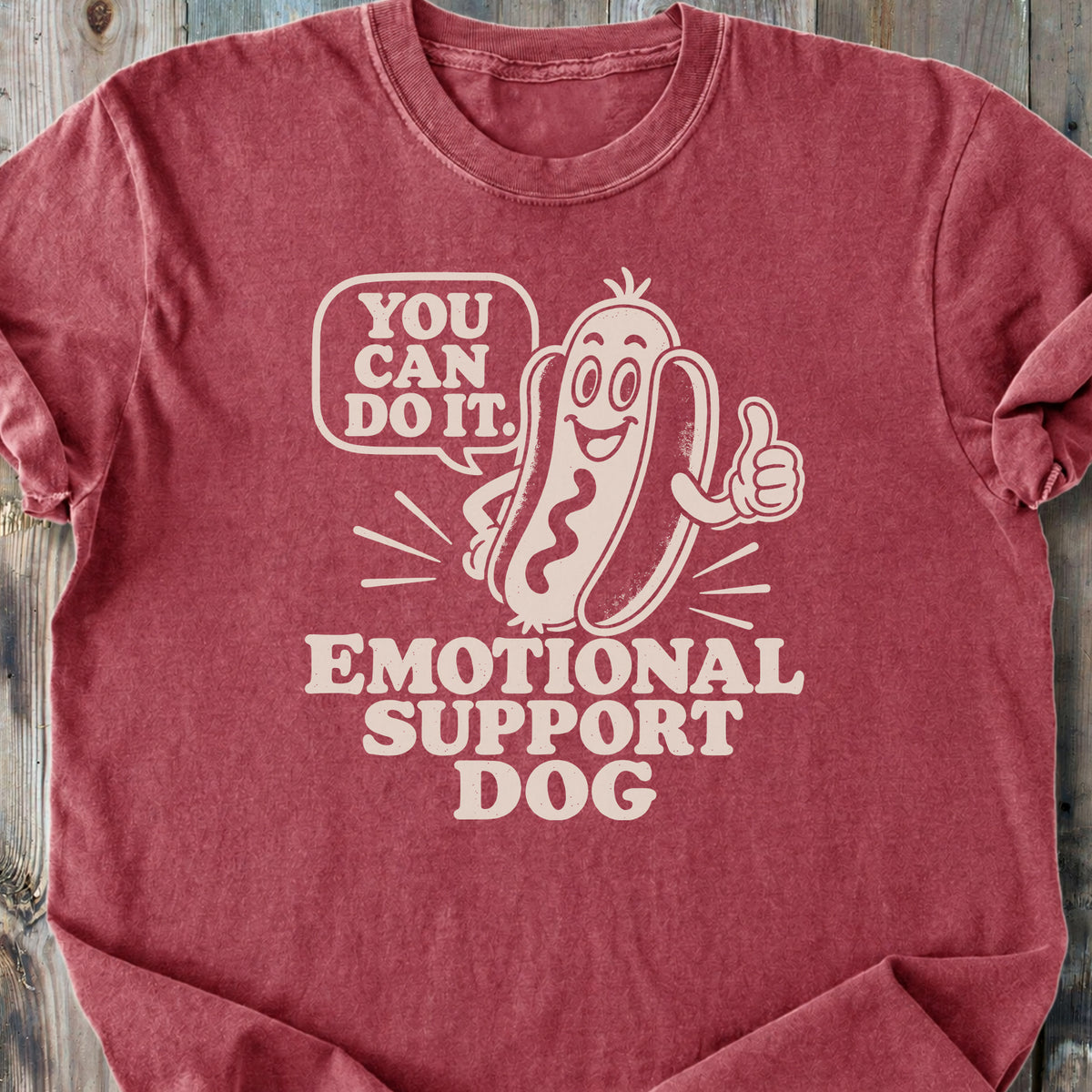 Emotional Support Dog - Premium Heavyweight Tee