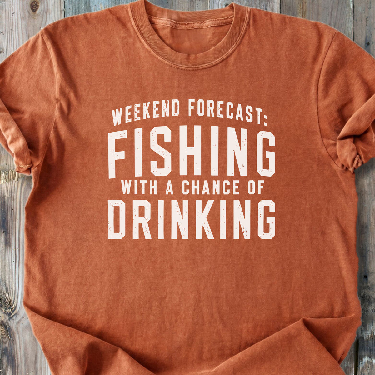 Weekend Forecast Fishing - Premium Heavyweight Tee