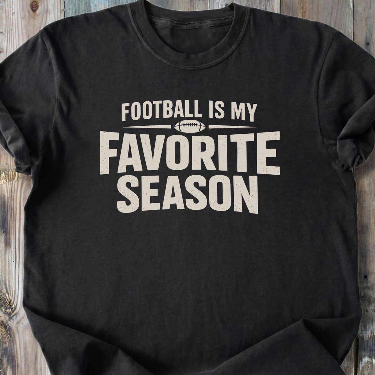 Football Is My Favorite Season - Premium Heavyweight Tee