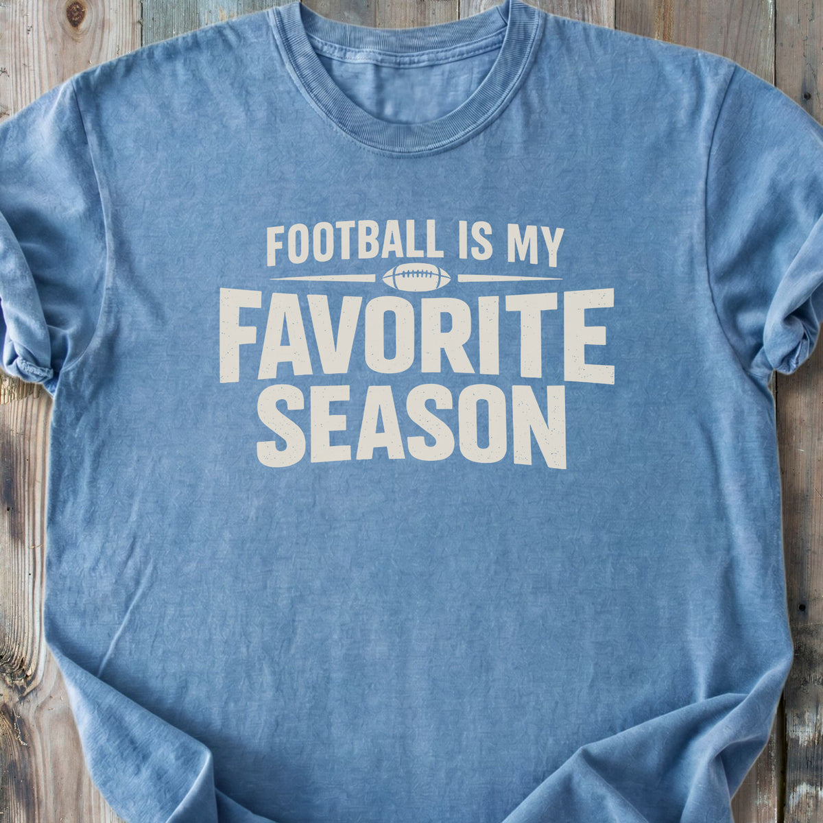 Football Is My Favorite Season - Premium Heavyweight Tee