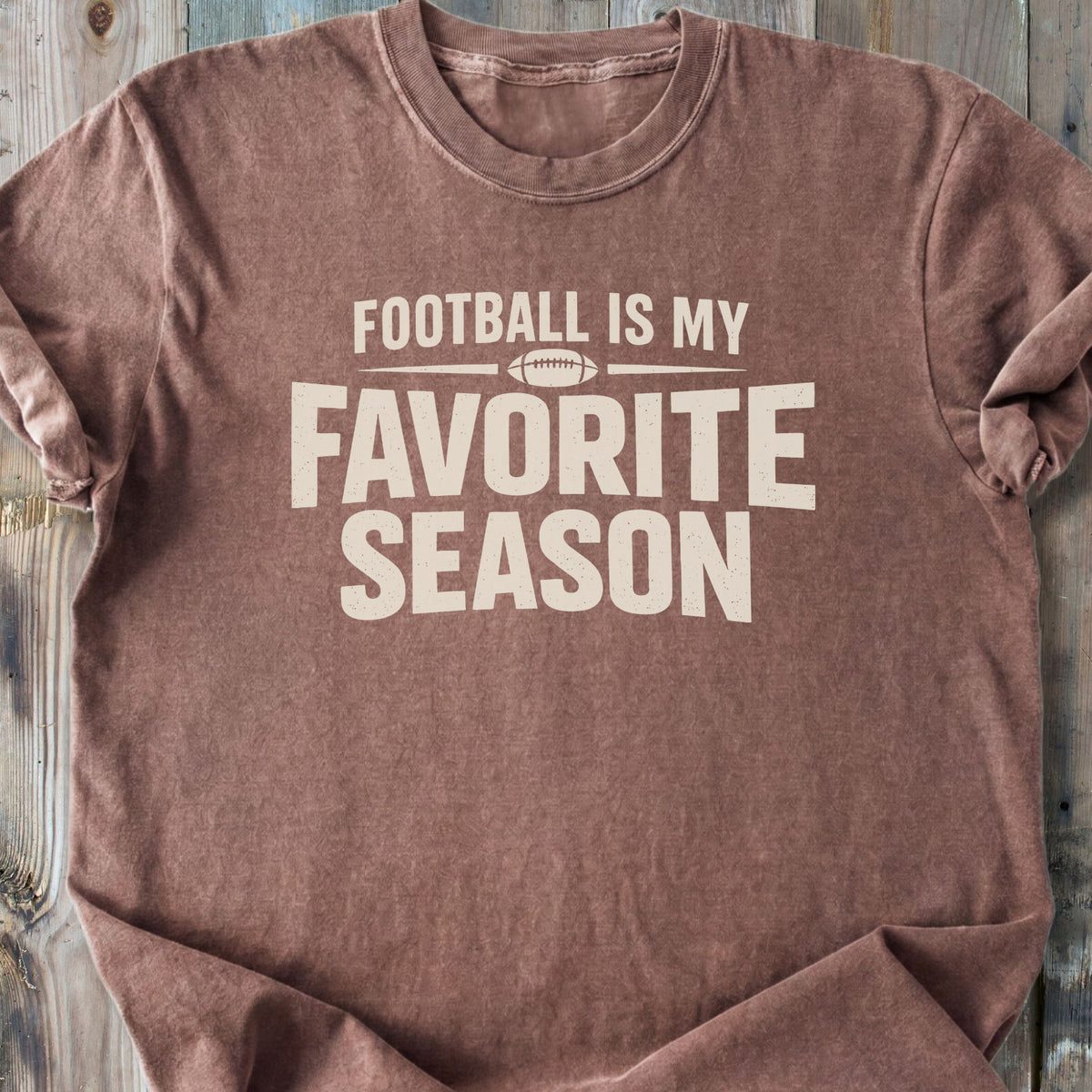 Football Is My Favorite Season - Premium Heavyweight Tee
