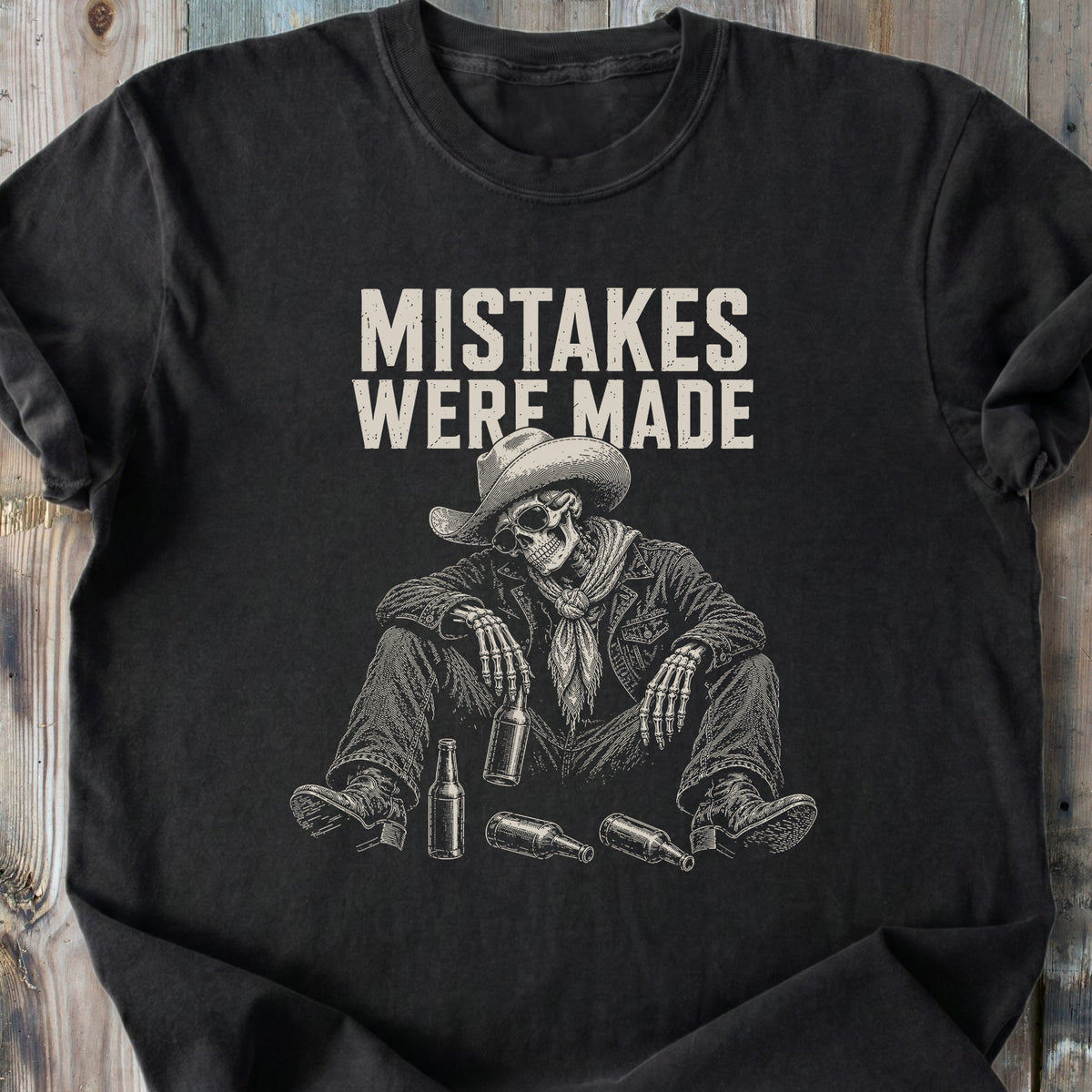 Mistakes Were Made Skeleton - Premium Heavyweight Tee