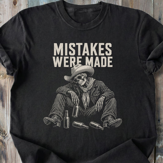 Mistakes Were Made Skeleton - Premium Heavyweight Tee