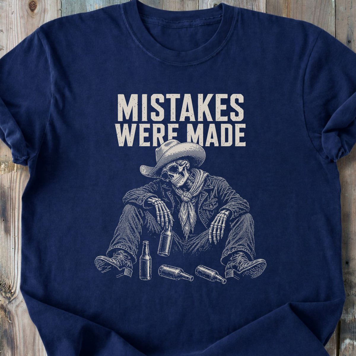 Mistakes Were Made Skeleton - Premium Heavyweight Tee