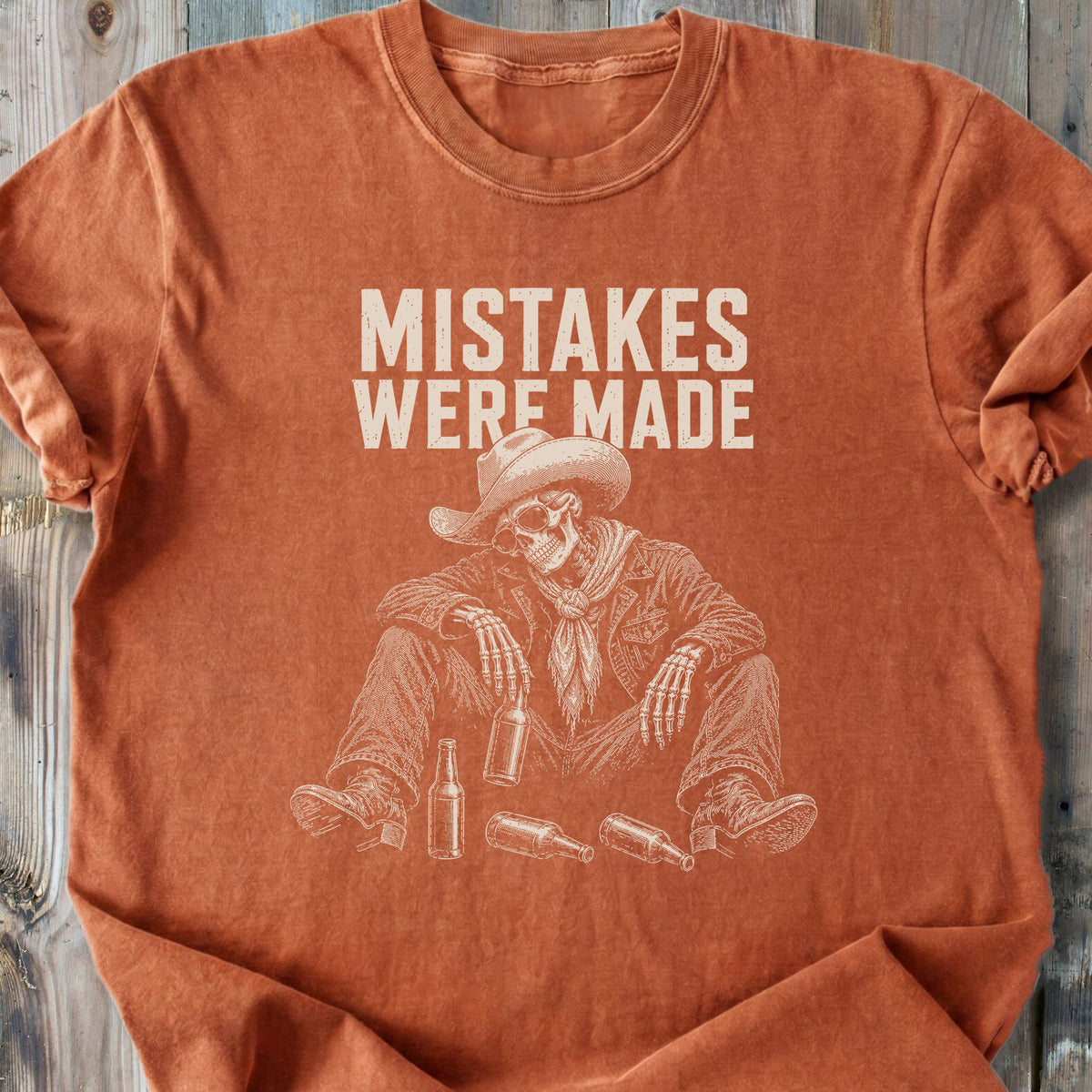 Mistakes Were Made Skeleton - Premium Heavyweight Tee
