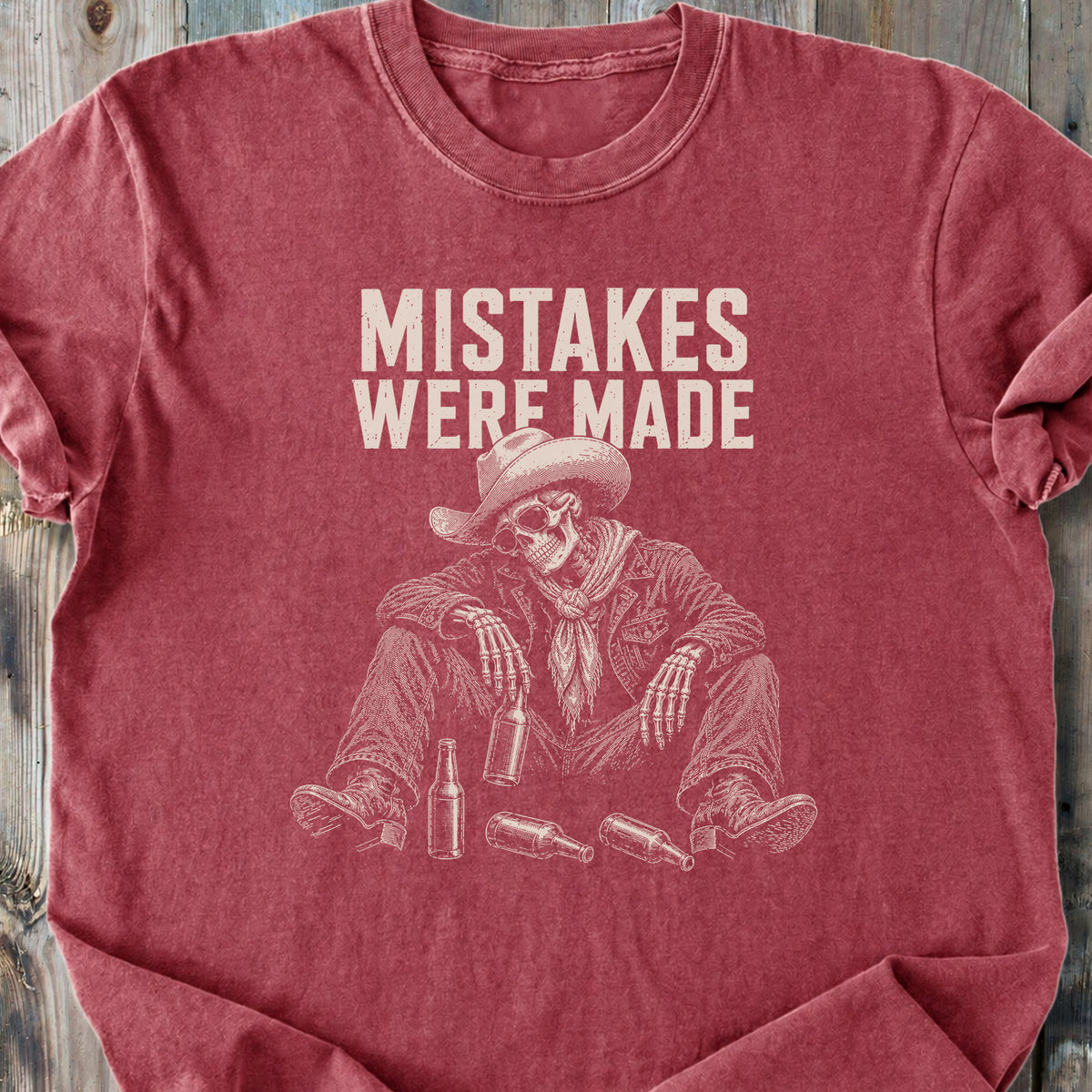Mistakes Were Made Skeleton - Premium Heavyweight Tee