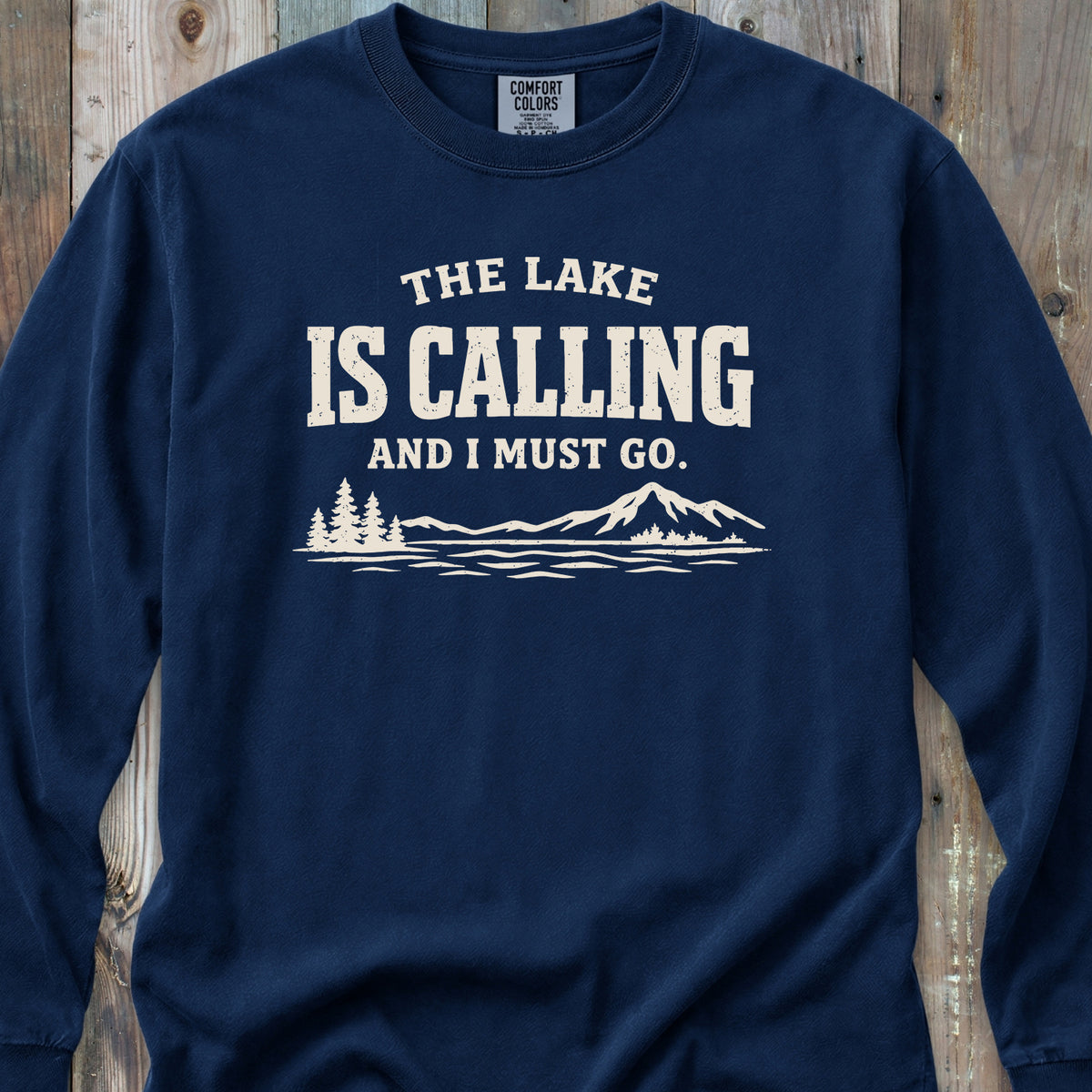 The Lake Is Calling - Long-Sleeve Tee
