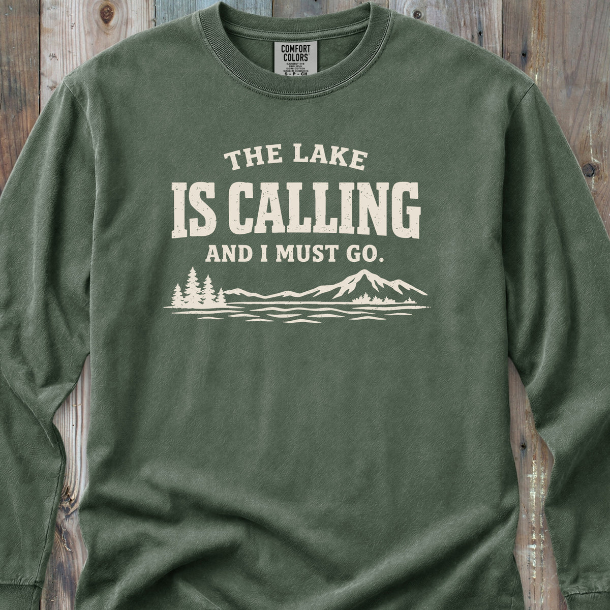The Lake Is Calling - Long-Sleeve Tee