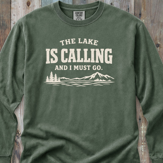 The Lake Is Calling - Long-Sleeve Tee