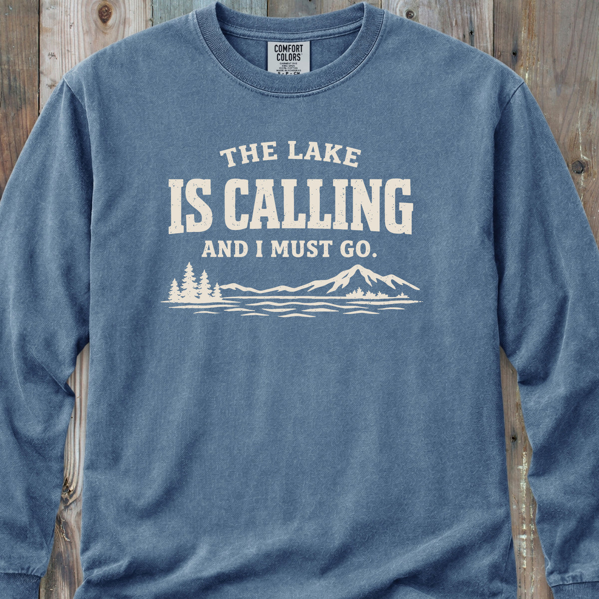 The Lake Is Calling - Long-Sleeve Tee