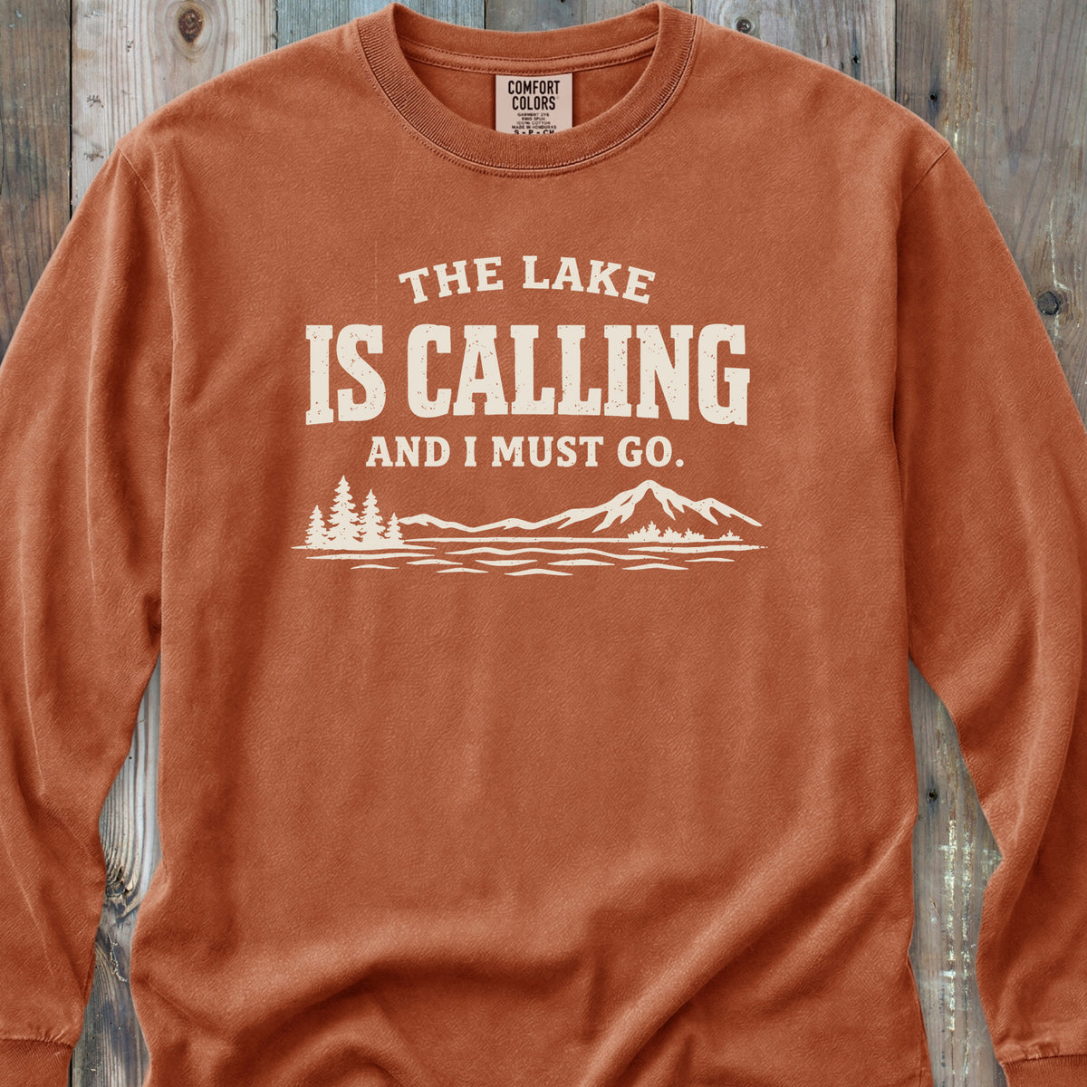 The Lake Is Calling - Long-Sleeve Tee