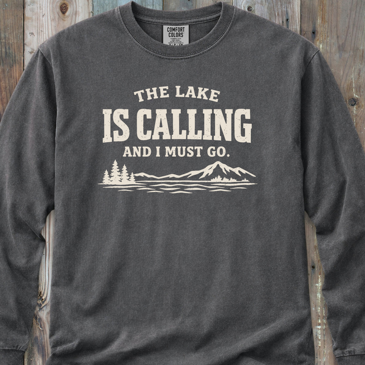 The Lake Is Calling - Long-Sleeve Tee
