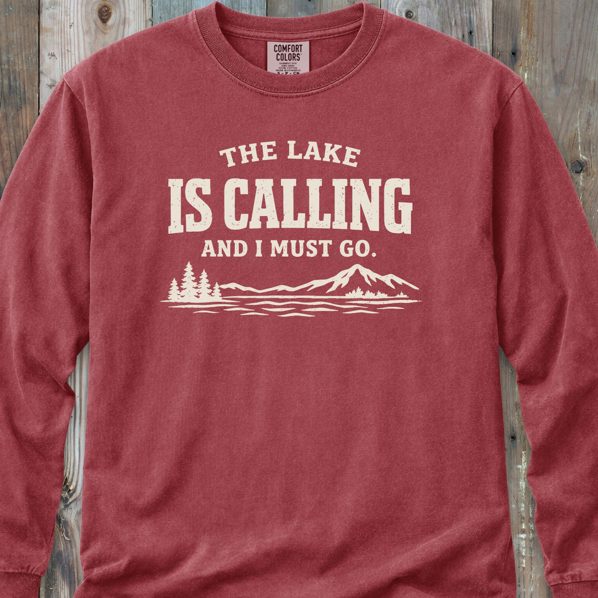 The Lake Is Calling - Long-Sleeve Tee