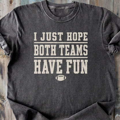Both Teams Have Fun - Premium Heavyweight Tee