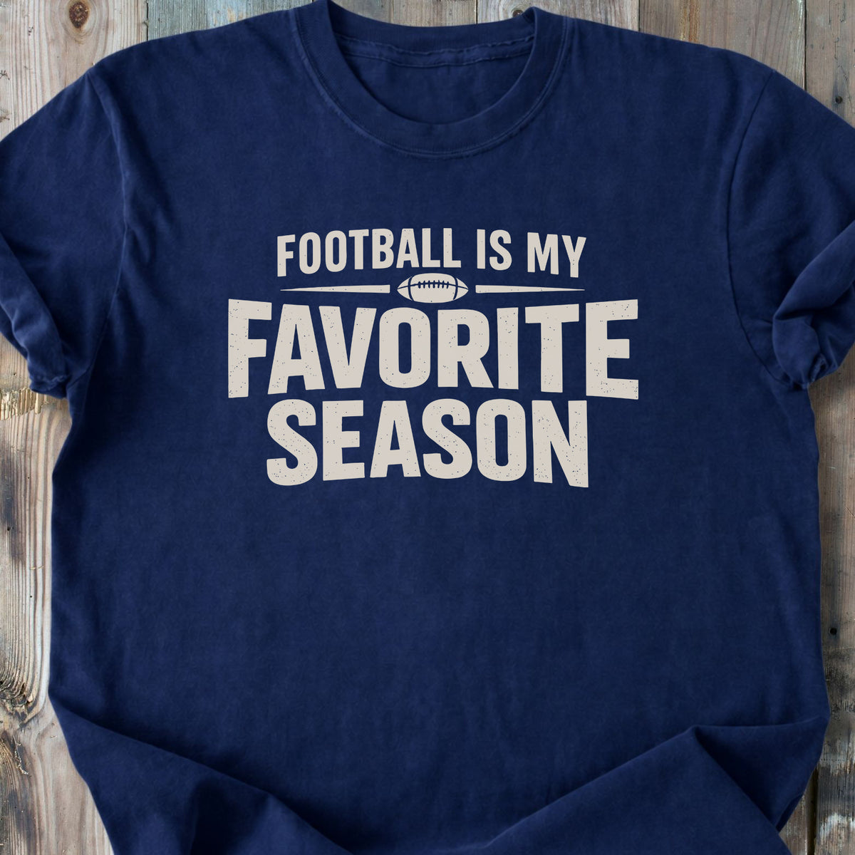 Football Is My Favorite Season - Premium Heavyweight Tee