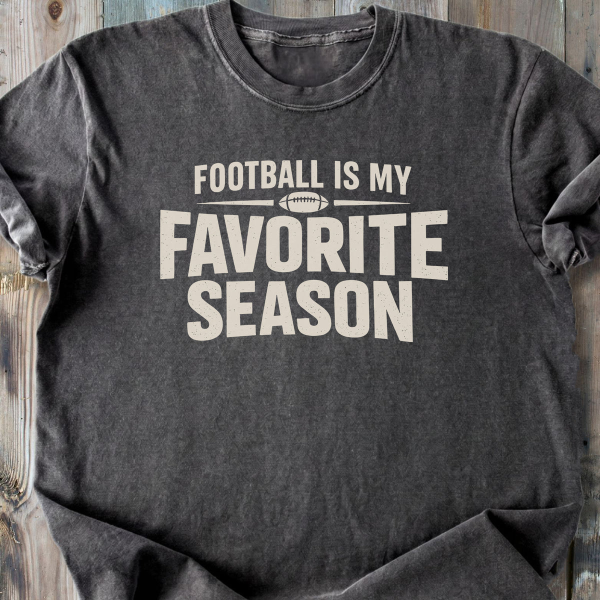 Football Is My Favorite Season - Premium Heavyweight Tee