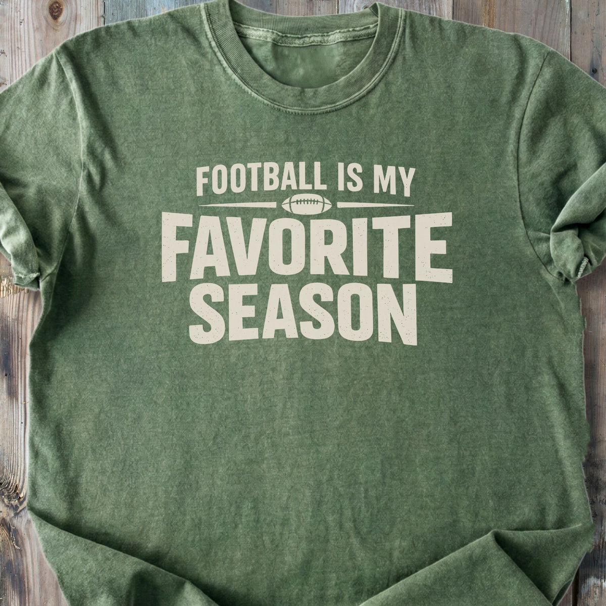 Football Is My Favorite Season - Premium Heavyweight Tee