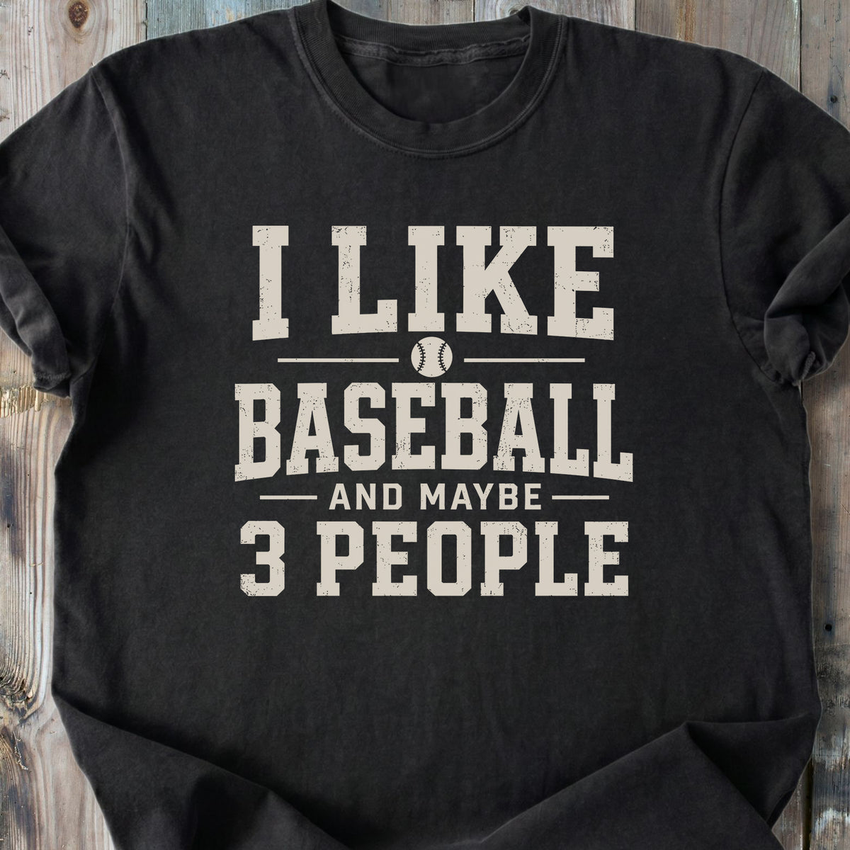 I Like Baseball - Premium Heavyweight Tee