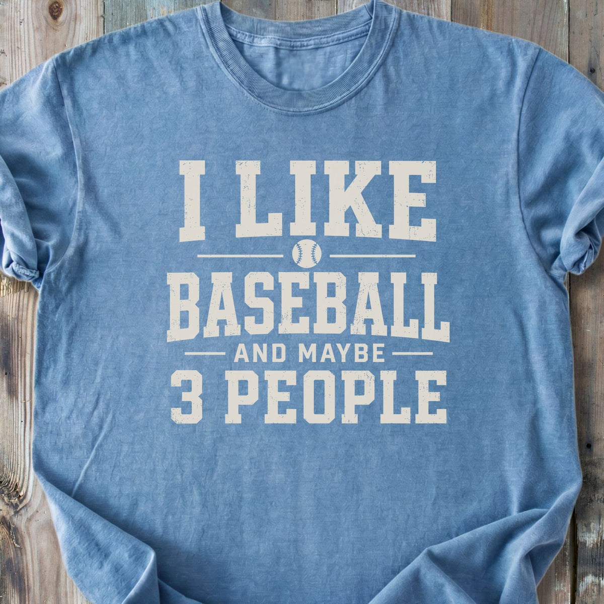 I Like Baseball - Premium Heavyweight Tee