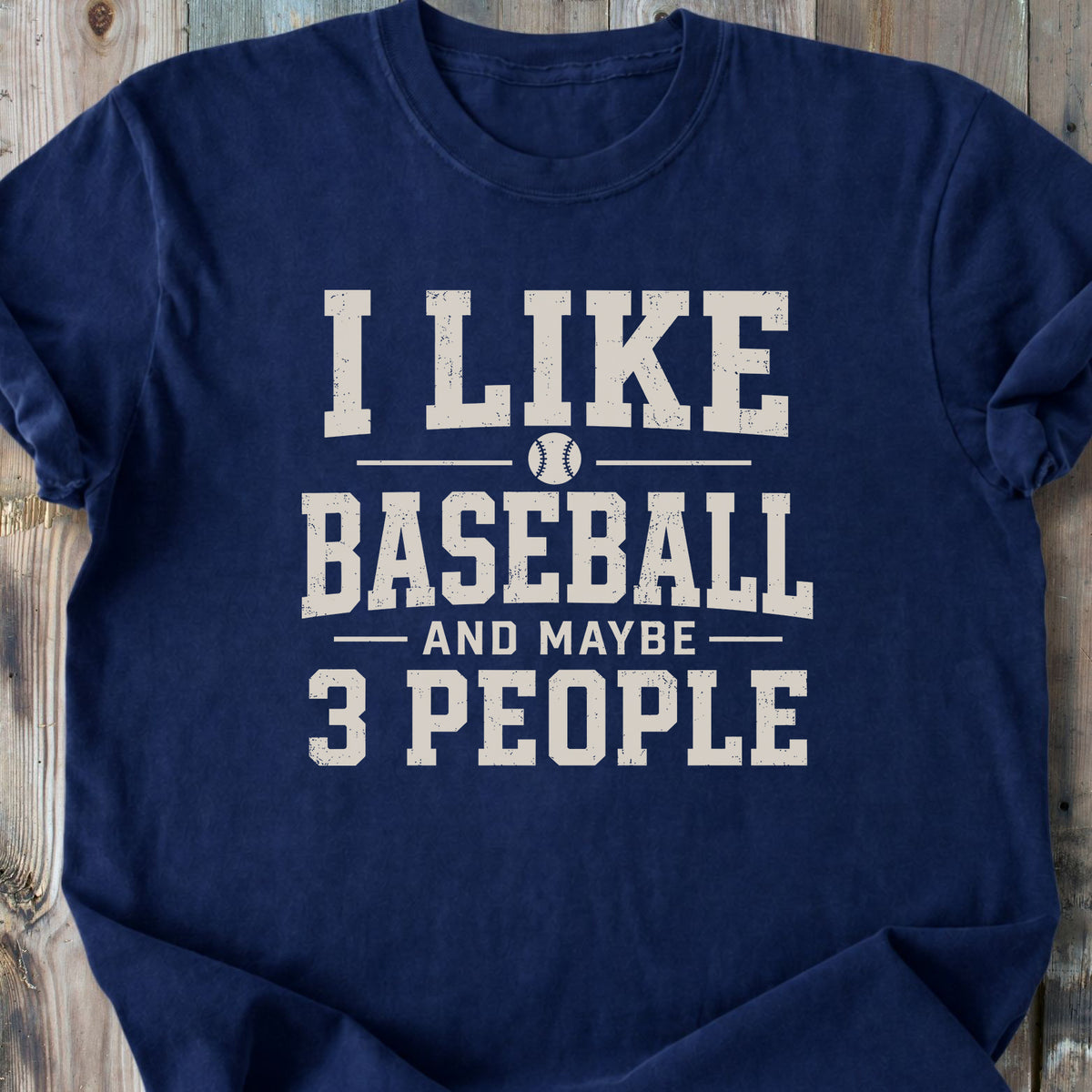 I Like Baseball - Premium Heavyweight Tee