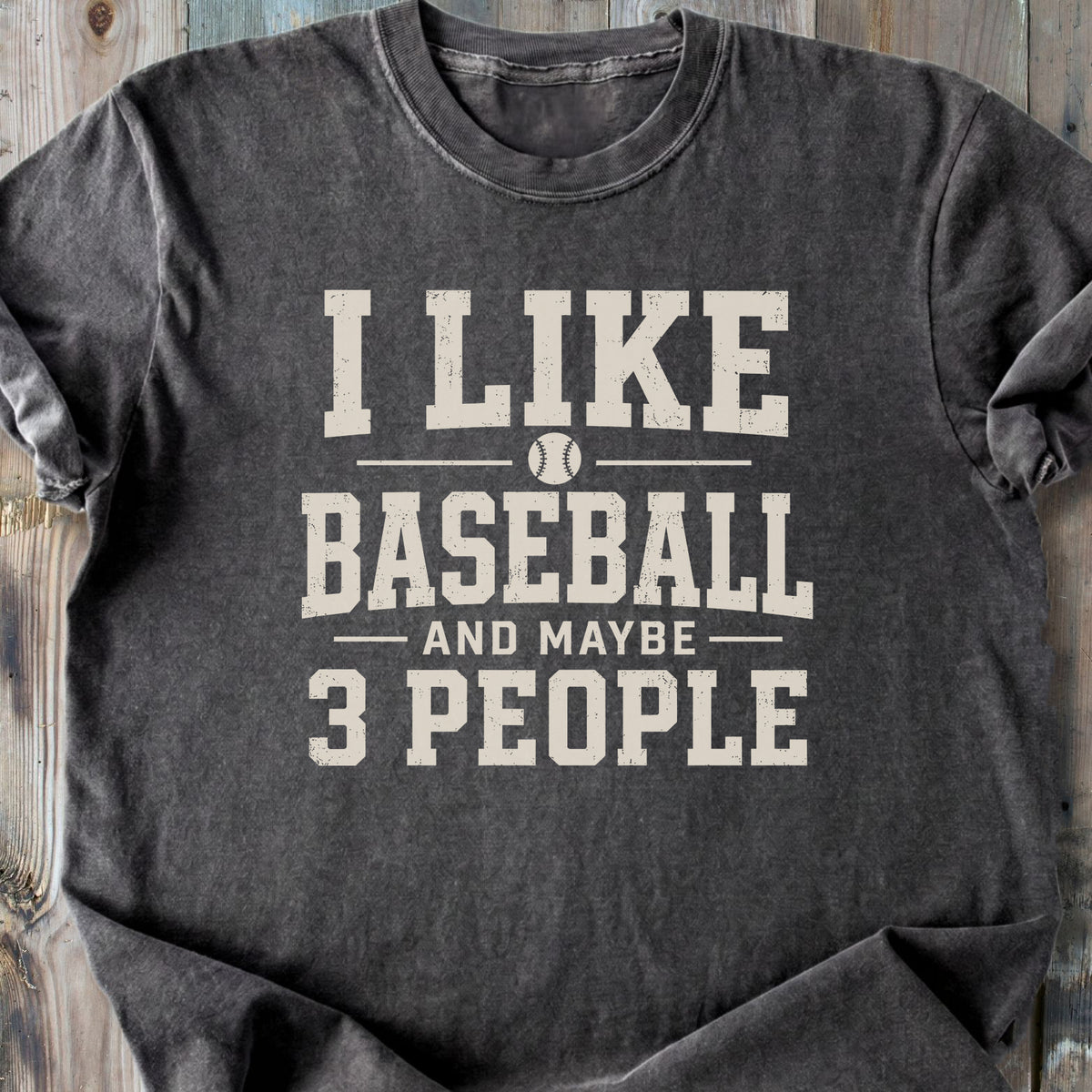 I Like Baseball - Premium Heavyweight Tee