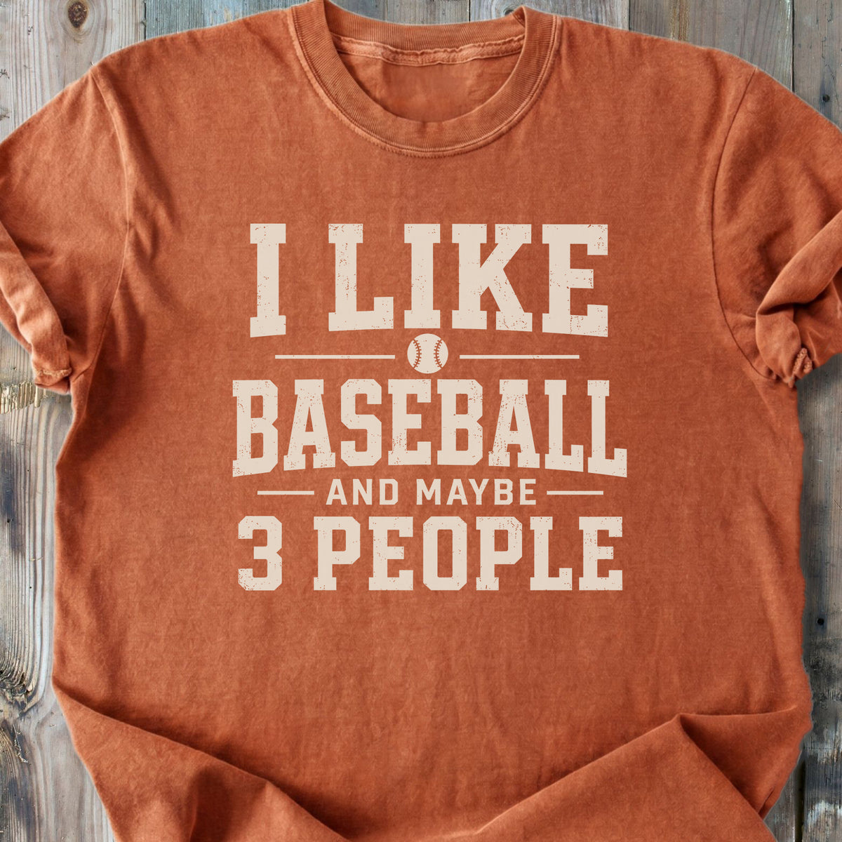 I Like Baseball - Premium Heavyweight Tee