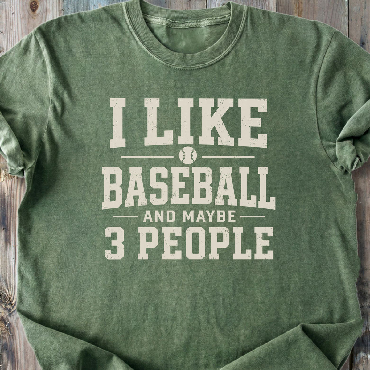 I Like Baseball - Premium Heavyweight Tee