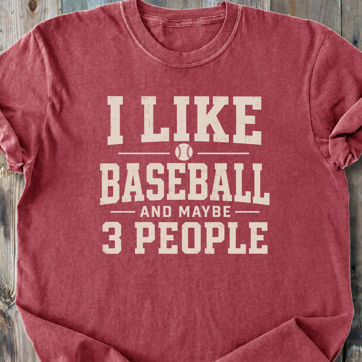 I Like Baseball - Premium Heavyweight Tee